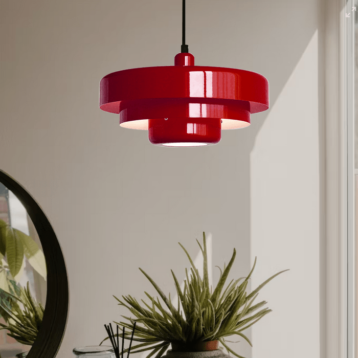 Hanglamp Zwart met Verstelbare Ophanglengte – Mid-Century Design voor Eettafel, Woonkamer en Slaapkamer