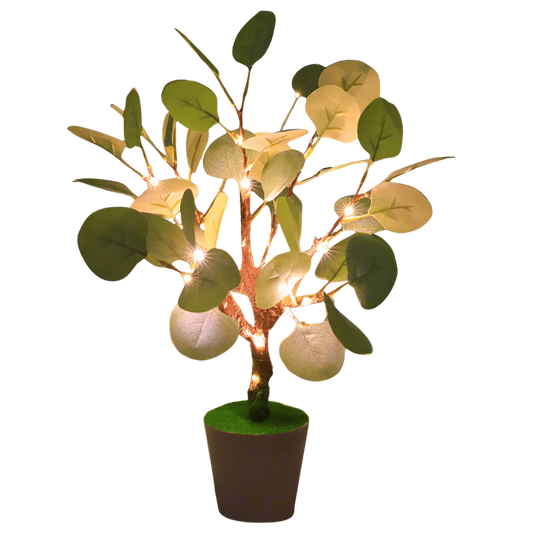 Kersttak LED Nachtlampje met Warm Licht en USB Aansluiting – 34 cm Hoog