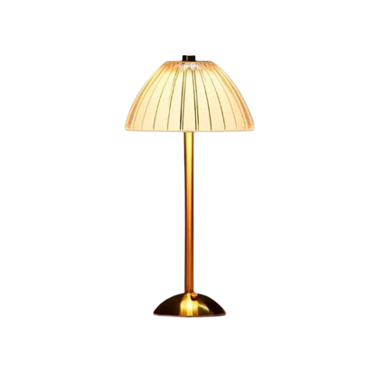 Draadloze Tafellamp van Kristal en Metaal - Elegante Oplaadbare LED Verlichting