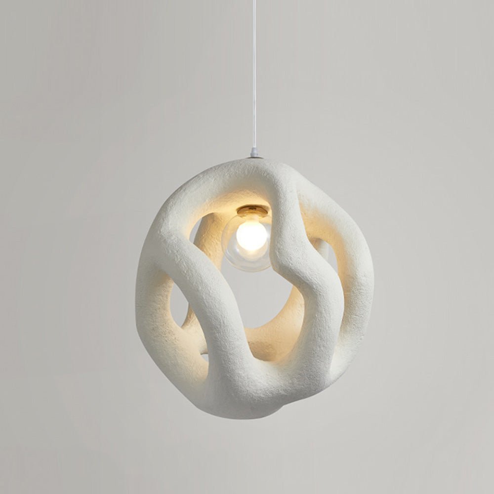 Hanglamp - Minimalistisch Design voor Eettafel, Woonkamer of Slaapkamer - Natuurlijke Materialen, Verstelbare Ophanglengte