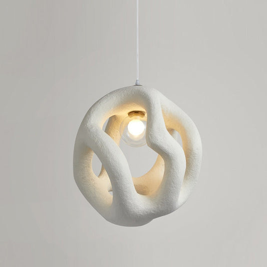 Hanglamp - Minimalistisch Design voor Eettafel, Woonkamer of Slaapkamer - Natuurlijke Materialen, Verstelbare Ophanglengte