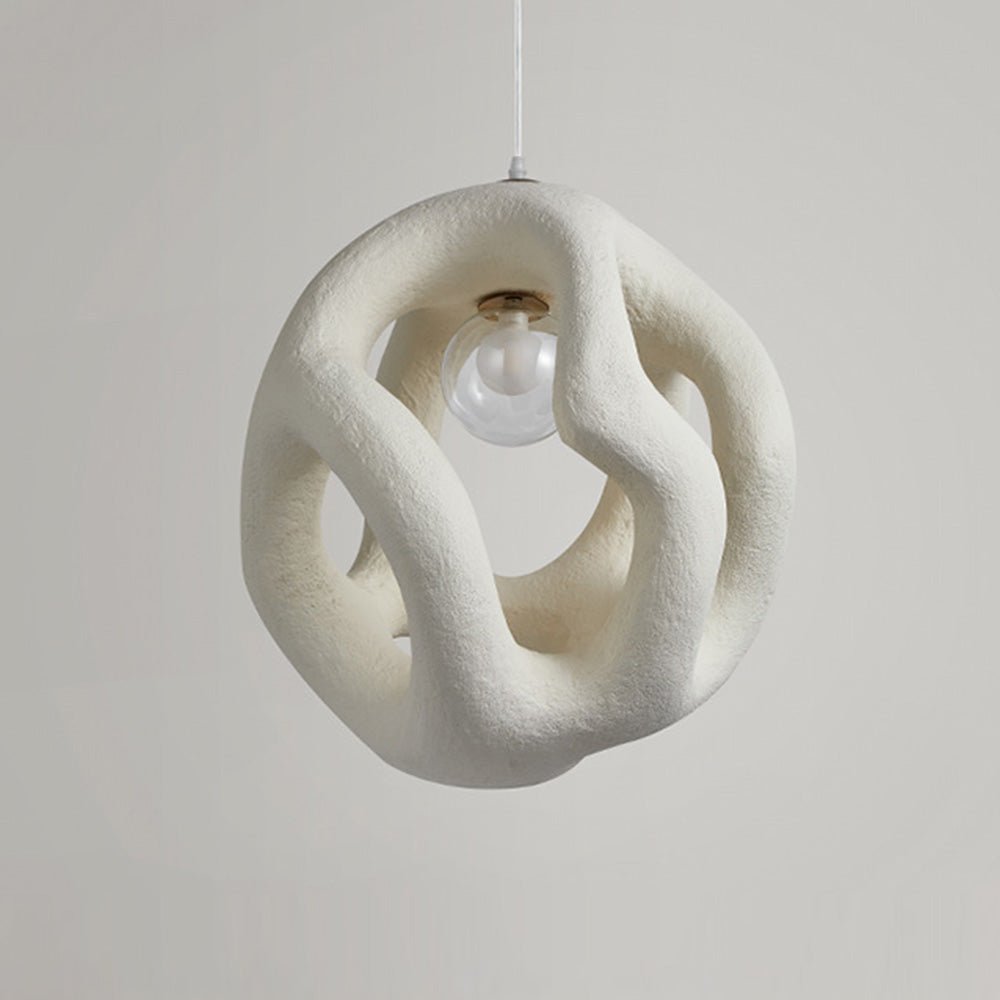 Hanglamp - Minimalistisch Design voor Eettafel, Woonkamer of Slaapkamer - Natuurlijke Materialen, Verstelbare Ophanglengte