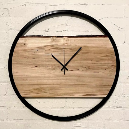 Nom du Temps | Rustieke wandklok met stil uurwerk