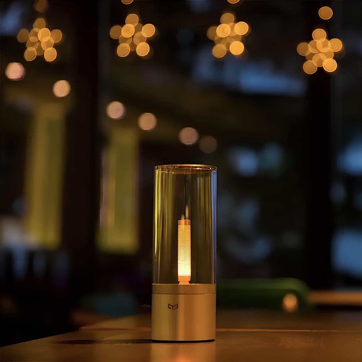 Dimbare Tafellamp met Glazen Lichaam en Minimalistisch Ontwerp - Warm Wit Licht, Perfect voor Elke Ruimte