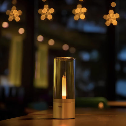 Dimbare Tafellamp met Glazen Lichaam en Minimalistisch Ontwerp - Warm Wit Licht, Perfect voor Elke Ruimte