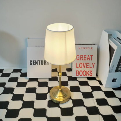Trådløs Genopladelig Bordlampe med Retro Design – LED, Dæmpningsfunktion, Ideel til Indendørs og Udendørs Brug