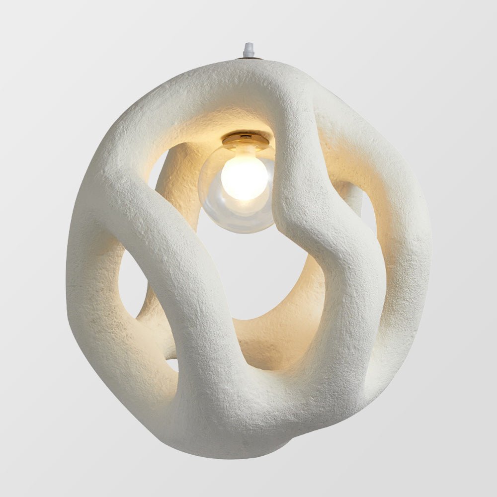 Hanglamp - Minimalistisch Design voor Eettafel, Woonkamer of Slaapkamer - Natuurlijke Materialen, Verstelbare Ophanglengte