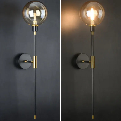 La Lumière | Moderne Industriële Wandlamp van Glas voor Binnen