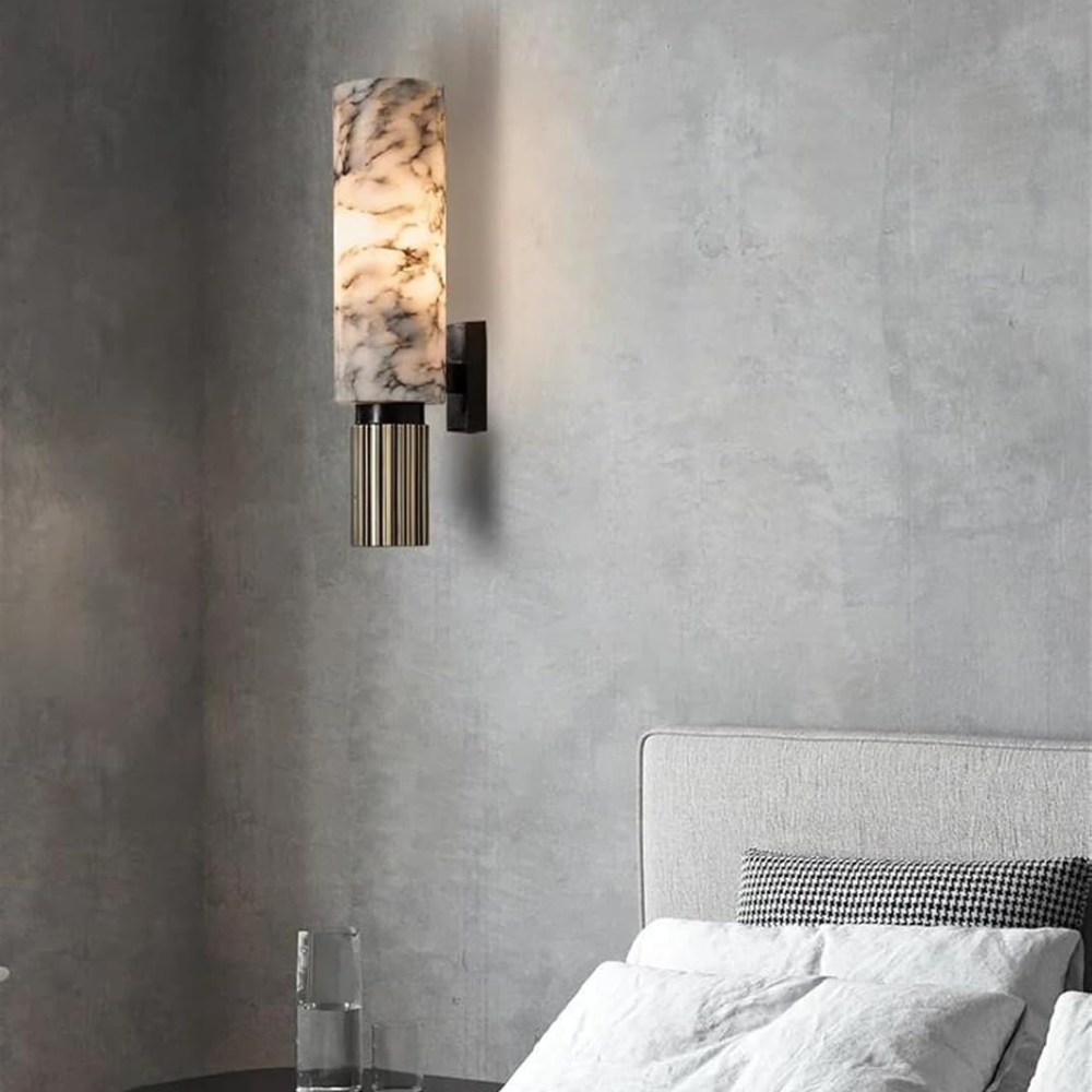 Hauteur Élancé | Marmor Væglampe med LED-belysning