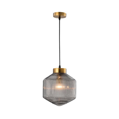 Moderne Hanglamp van Glas voor Woonkamer en Eetkamer – Elegante Verlichting met E26/E27 Fitting, Ø 25cm, H 28cm