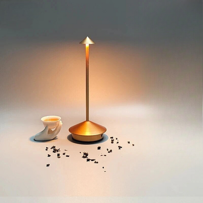 Variant image for Artistieke Oplaadbare Tafellamp met Dimbare LED Verlichting – Draadloze Design Lamp voor Eetruimte-4