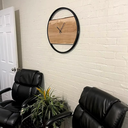 Nom du Temps | Rustieke wandklok met stil uurwerk