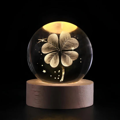 3D Kristallamp met Ruimtescènes – Magische Nachtlamp voor Sfeervolle Verlichting 11