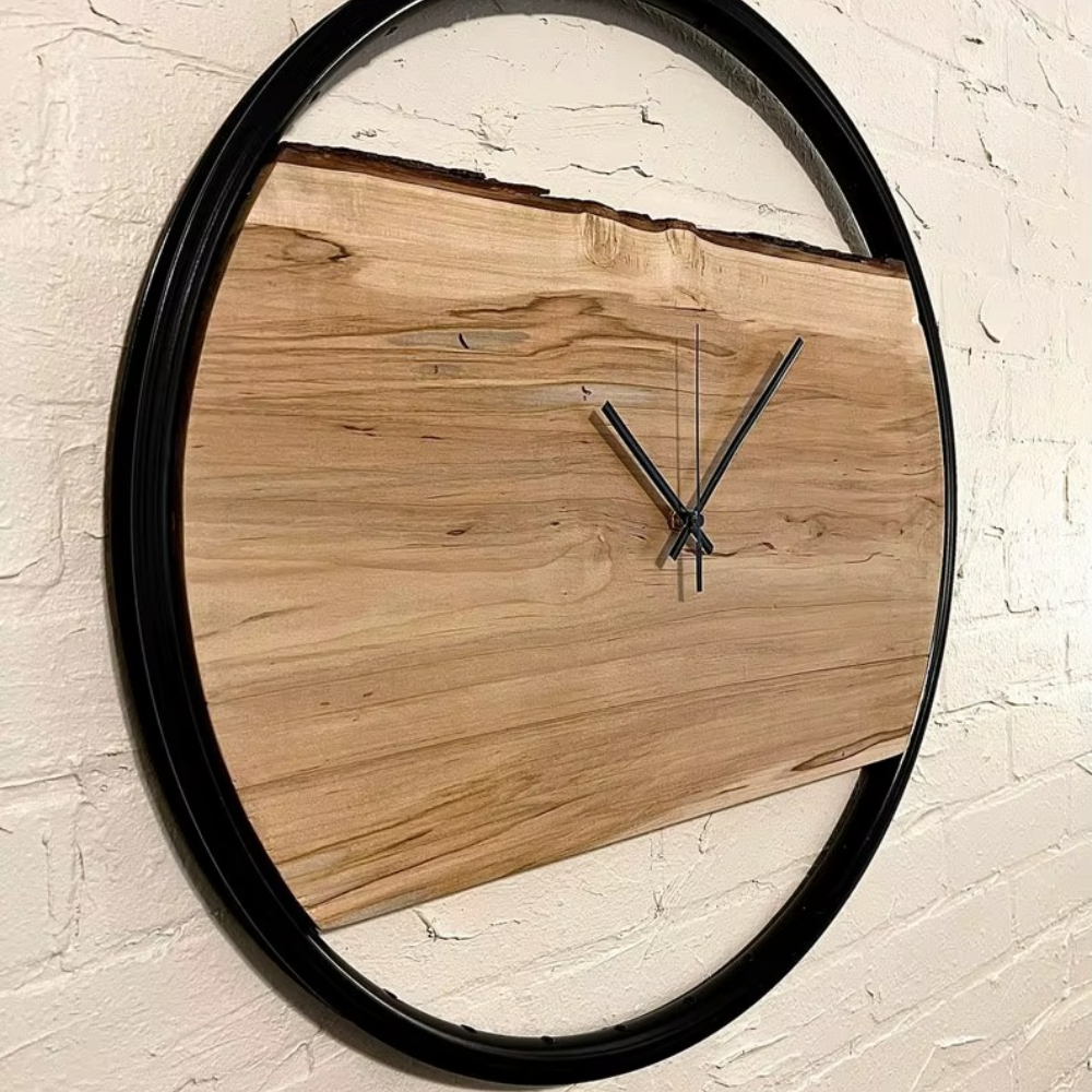 Nom du Temps | Rustieke wandklok met stil uurwerk