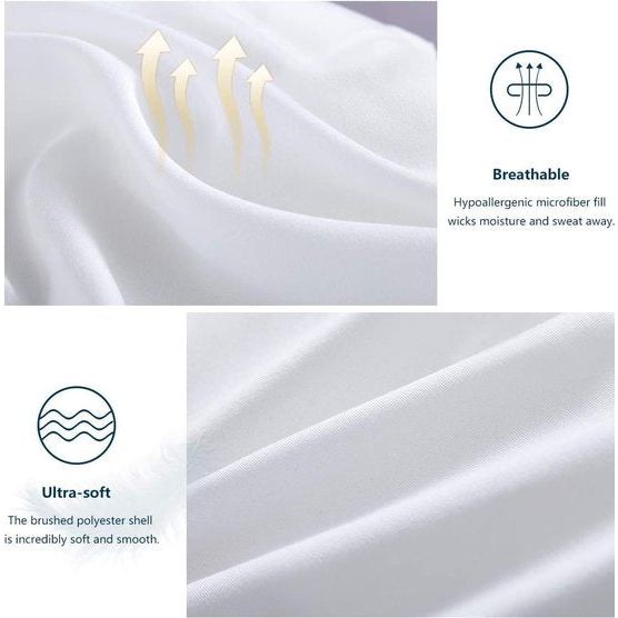 4-Seizoenen Dekbed 240 x 260 cm van Ademend Microvezel – Superzacht en Comfortabel Dekbedovertrek 1