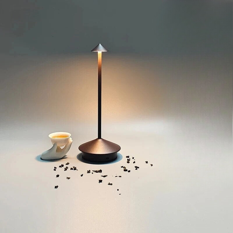 Variant image for Artistieke Oplaadbare Tafellamp met Dimbare LED Verlichting – Draadloze Design Lamp voor Eetruimte-5