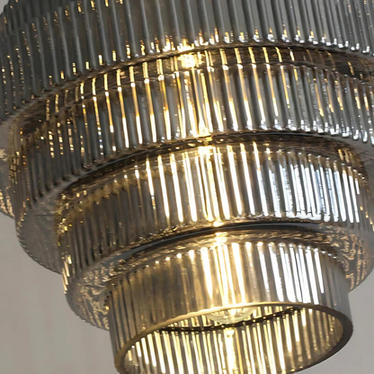 Clairmont Vivre - Hanglamp met Retro Glazen Vorm en Messing Afwerking