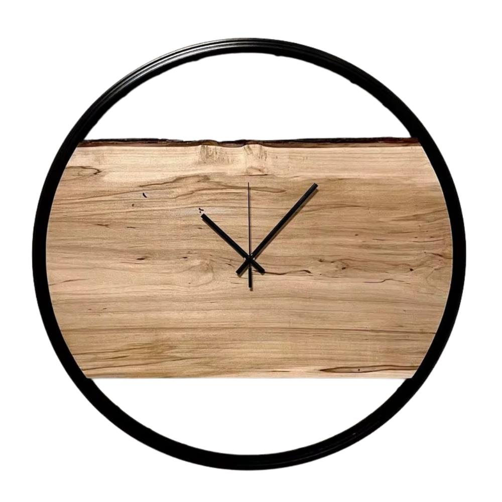 Nom du Temps | Rustieke wandklok met stil uurwerk