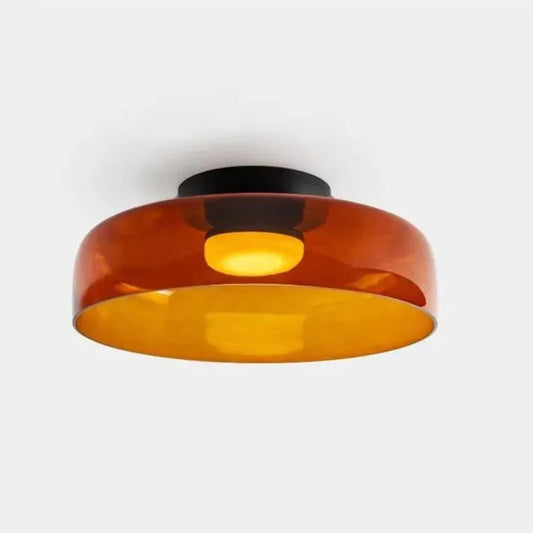 Scandinavische Glazen LED-Plafondlamp