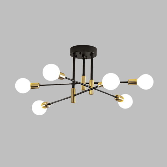 Moderne Zwarte LED Plafondlamp met Diffuus Licht voor Slaapkamer en Woonkamer - Minimalistisch Ontwerp