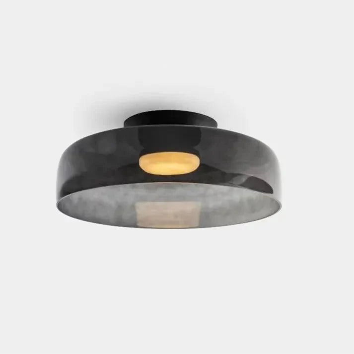 Variant image for Scandinavische Glazen Plafondlamp met LED en Driekleuren Veranderend Licht – Ideaal voor Slaapkamer en Woonkamer-11