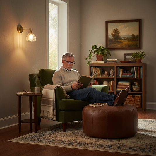 Retro glas væglampe i tulipanform med varmt lys – Vintage væglampe til hyggelig stemning