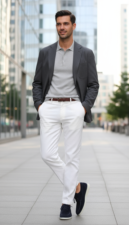 Herre loafers i kunstlæder med snørelukning – Komfortable og elegante sko til enhver lejlighed