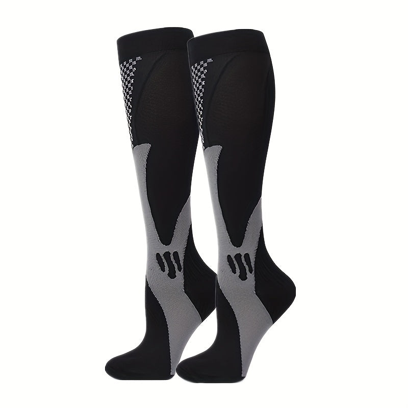Ademende Compressie Sokken Dames voor Hardlopen en Sport – Ondersteuning en Herstel, One Size, Ademend Materiaal 0