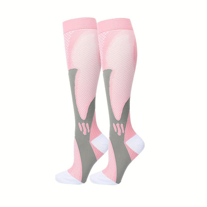 Ademende Compressie Sokken Dames voor Hardlopen en Sport – Ondersteuning en Herstel, One Size, Ademend Materiaal 13