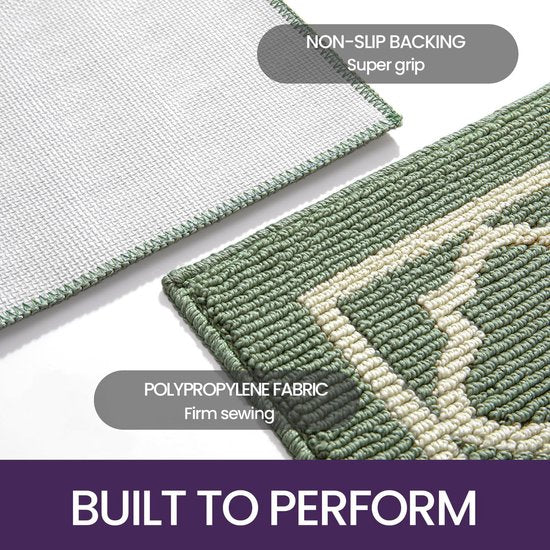 Antislip Deurmat 60 x 90 cm - Waterabsorberende Vuilvangmat voor Binnengebruik 3