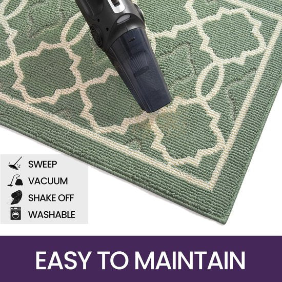 Antislip Deurmat 60 x 90 cm - Waterabsorberende Vuilvangmat voor Binnengebruik 5