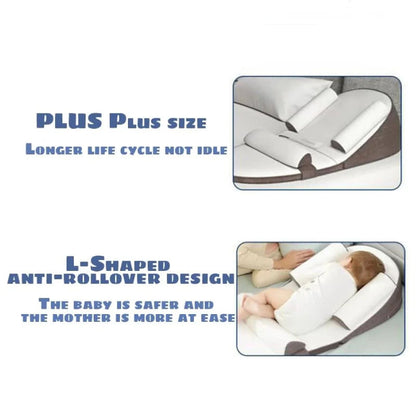 Baby Wigkussen voor Zijslapen – Ergonomisch, Hypoallergeen, Anti-Reflux, Lichtgewicht en Wasbare Hoes 4