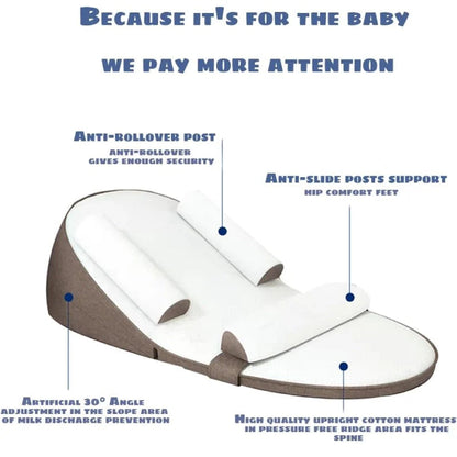 Baby Wigkussen voor Zijslapen – Ergonomisch, Hypoallergeen, Anti-Reflux, Lichtgewicht en Wasbare Hoes 6
