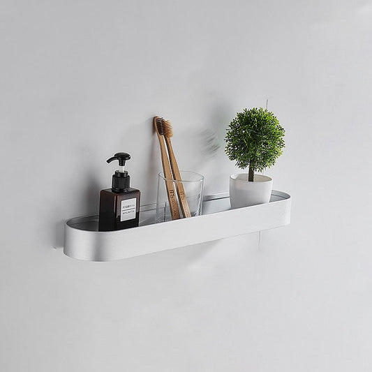 Badkamerorganizer Zonder Boren – RVS Douche Rek van 50 cm met Chroom Afwerking voor Shampoo en Verzorgingsproducten 1