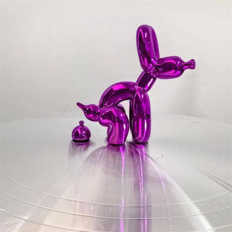 BalloonDog Puppy Poop Beeldje – Modern Kunsthars Interieur Accessoire 6