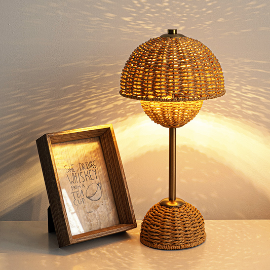 Bamboe Hanglamp Auroraglo - Duurzaam Bamboe met Warme Gloed voor Sfeervolle Verlichting 0