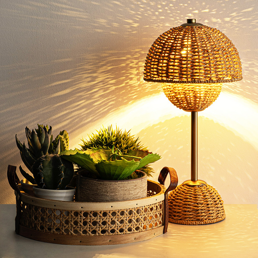Bamboe Hanglamp Auroraglo - Duurzaam Bamboe met Warme Gloed voor Sfeervolle Verlichting 1