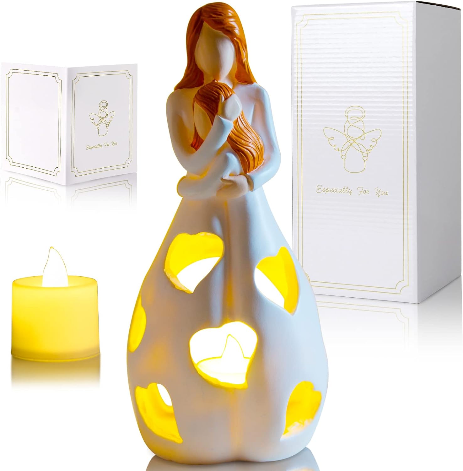 Beige Hars Lamp voor Romantische Sfeer – Compact 7cm x 22cm, Geen Stroomvoorziening, Duurzaam Interieurdecoratie 3