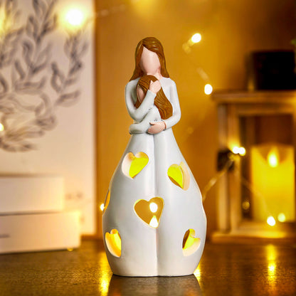 Beige Hars Lamp voor Romantische Sfeer – Compact 7cm x 22cm, Geen Stroomvoorziening, Duurzaam Interieurdecoratie 7