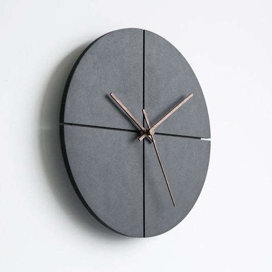 Betonnen Wandklok 28 cm – Minimalistisch Design met Stille Werking en Duurzaam Materiaal 1
