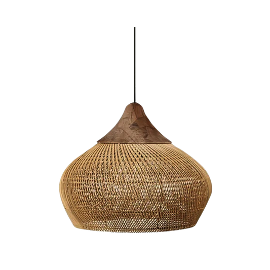 Boho Rieten Hanglamp – Handgemaakt, Uniek Ontwerp voor Woonkamer, Eetkamer en Slaapkamer met Warm Ambient Licht 0