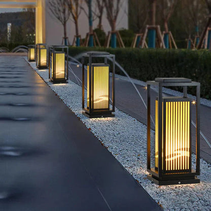 Buitenlamp Zonne Energie - Waterdichte Kooipaal Lamp met LED Licht voor Buitenverlichting, Duurzaam en Modern Design 5