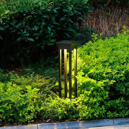Buitenlamp met Automatische Schemeringsensor en IP65 Waterdicht – Aluminium Buitenverlichting met Zonne-energie, Ideaal voor Tuin en Pad 0