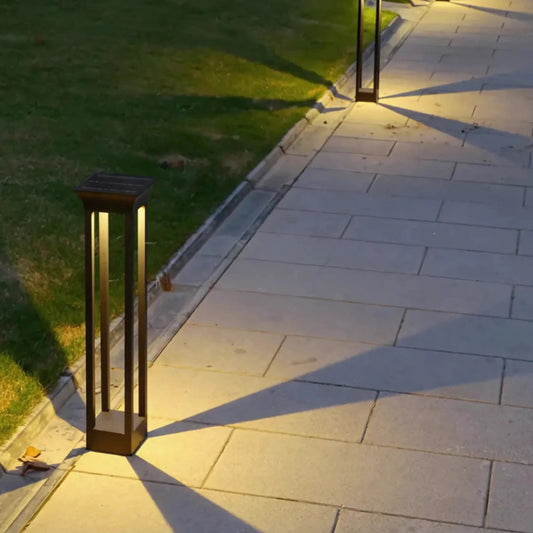 Buitenlamp met Automatische Schemeringsensor en IP65 Waterdicht – Aluminium Buitenverlichting met Zonne-energie, Ideaal voor Tuin en Pad 1