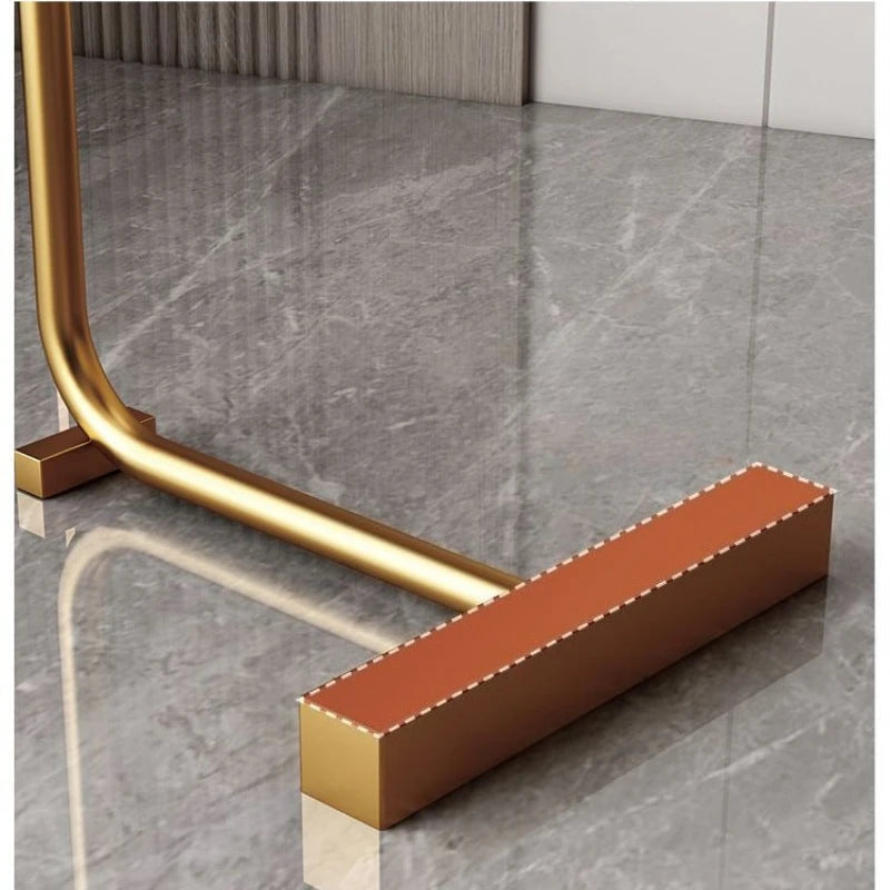 C-Vormige Mobiele Bijzettafel voor Bank of Bed - Compact en Multifunctioneel Houten en Metalen Tafel 6