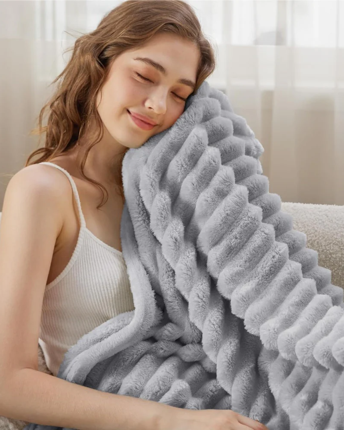 Chique Pluche Warmte Deken – Zachte Fleece Deken voor Ultiem Comfort en Elegant Interieur 4