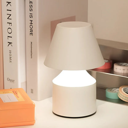 Dimbare Oplaadbare Tafellamp met Touchbediening en Verstelbare Kleurtemperatuur – Draadloos en Modern Nachtkast Lampje