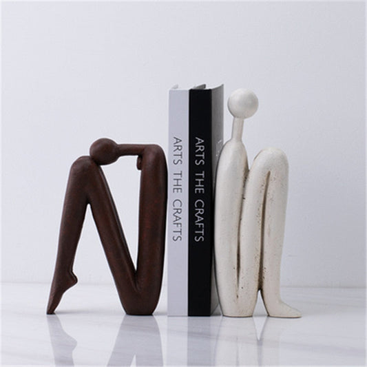 Creatieve Boekensteun van Hoogwaardig Polyresin met Uniek Ontwerp voor Boeken en Decoratie – Artistiek Accent voor Interieur 0