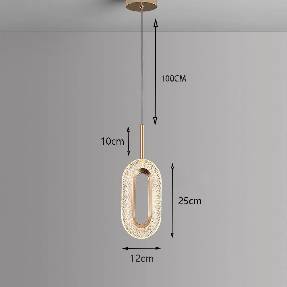 Creatieve LED Wandlamp met Kristaltextuur – 12W Energiezuinig voor Gangen en Slaapkamers 7