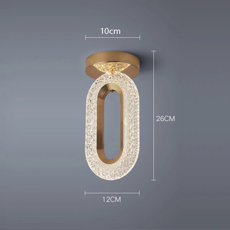 Creatieve LED Wandlamp met Kristaltextuur – 12W Energiezuinig voor Gangen en Slaapkamers 9